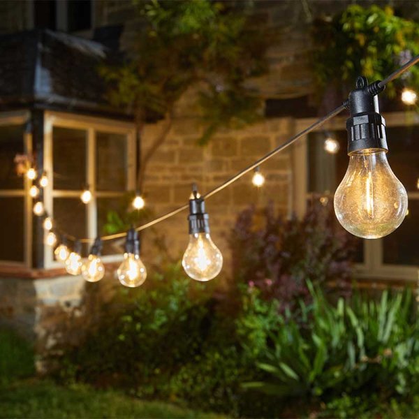 Eureka Decor Festoon LV String Lights Warm White - Set of 10