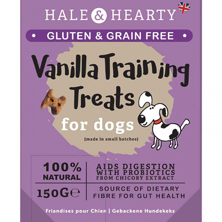 Hale & Hearty Vanilla Treats Grain Free 150G