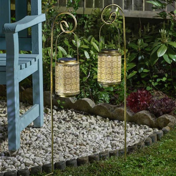Smart Solar Rabat Lantern 2pk