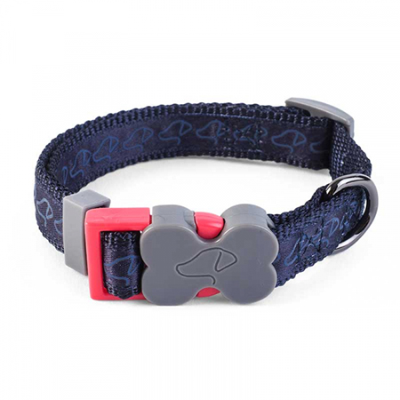 Walkabout Blue Brand Dog Collar - L
