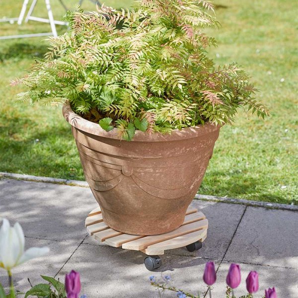 Smart Garden Woodland Pot Caddy 38cm