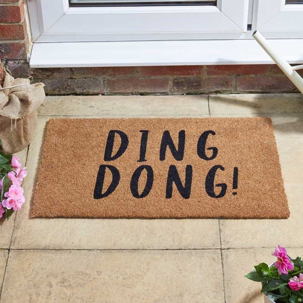 Outside In Ding Dong! Decoir Mat 45x75cm