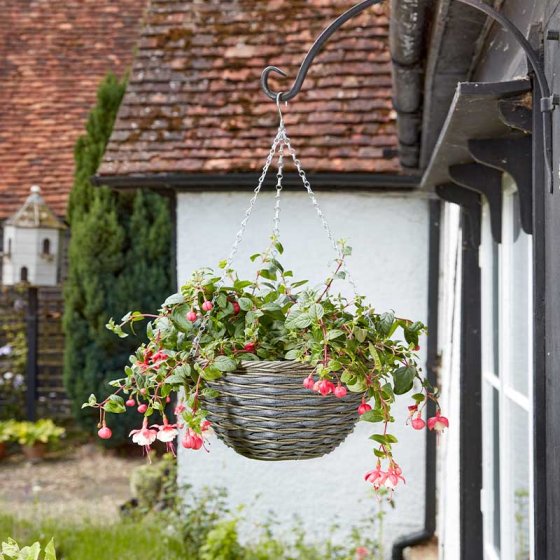Smart Garden 14" Kielder Faux Rattan Basket