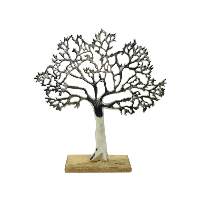 SIL 26.5x22.5cm Tree On Wood Base