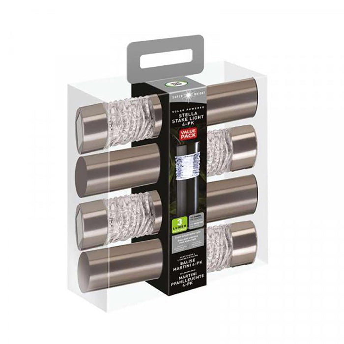 Superbright Stella - Stainless Steel - 4 PC Carry Pack Display 3L