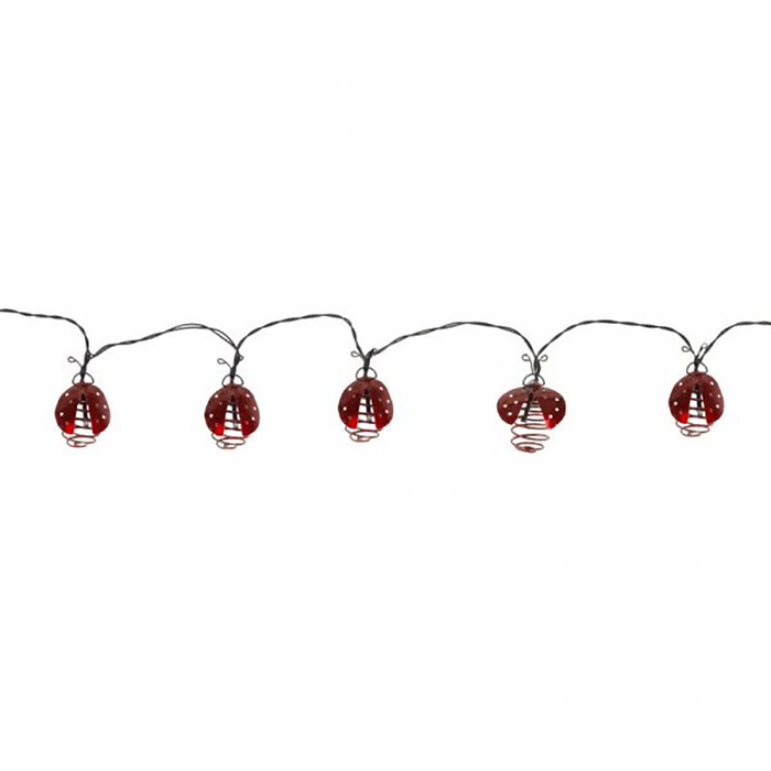 Smart Solar Ladybird Lights - Set Of 10