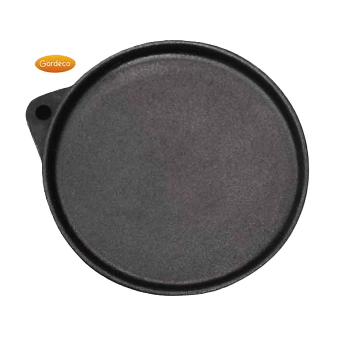 Gardeco Swivelling cast iron Hotplate & Frying Pan with edge, 30cm dia