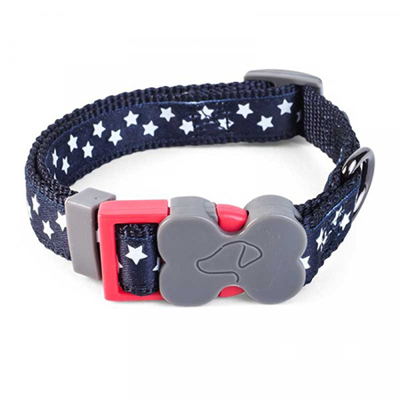 Walkabout Starry Navy Dog Collar - Xs