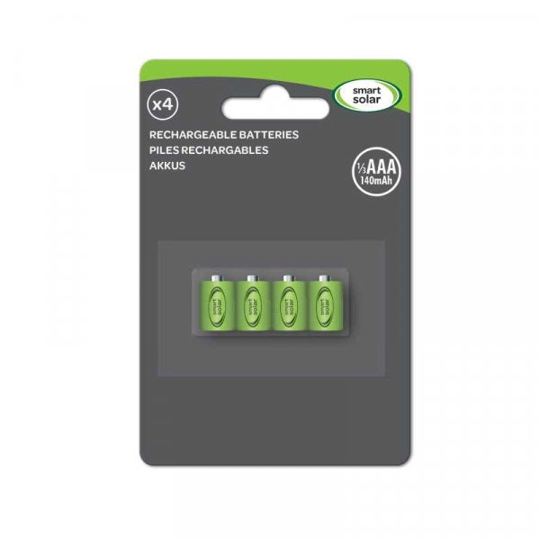 Smart Solar 1/3 AAA 80mAh 4 Pack