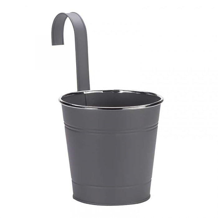 SmartGarden 6” Fence & Balcony Hanging Pot - Slate