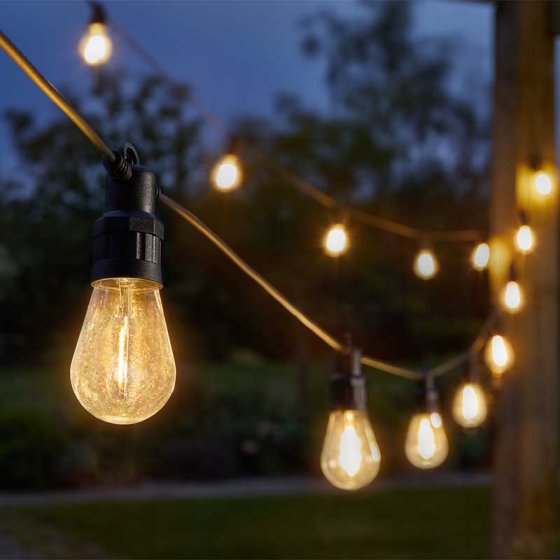 Eureka Vintage Festoon LV String Lights Warm White - Set of 20