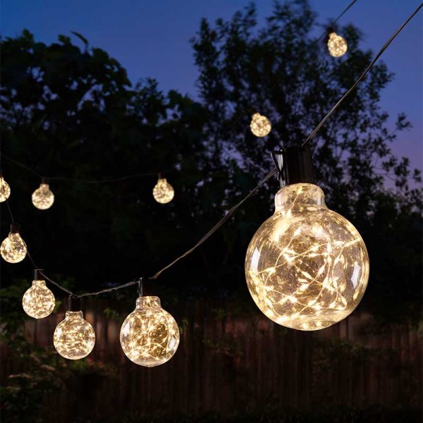 Eureka Galaxy Festoon Firefly String Lights - Warm White - Set of 20