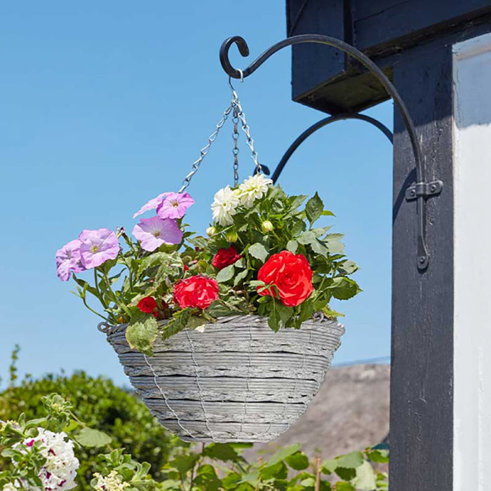 SmartGarden 14” Monza Faux Rattan Basket