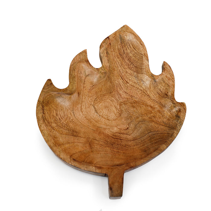 Sifcon 35X26 Mango Wood Leaf Tray