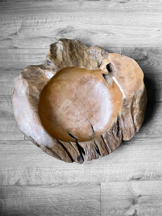 Teak Root Bowl
