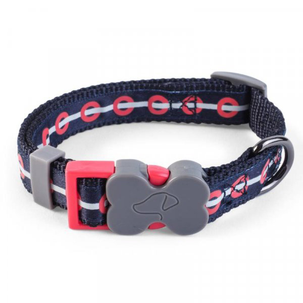 Walkabout Red Ring Dog Collar - L