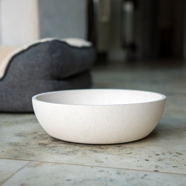 Zoon FloorGrip Bamboo Bowl 21cm - Stone