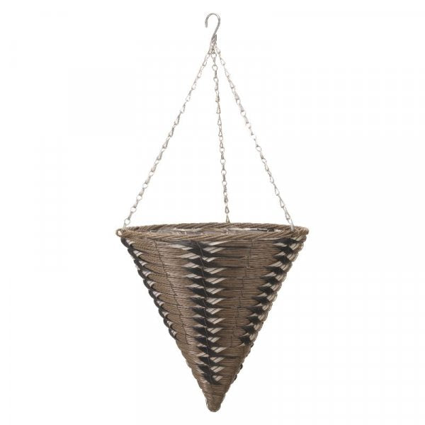 Smart Garden 14in Faux Rattan Cone - Kikuyu