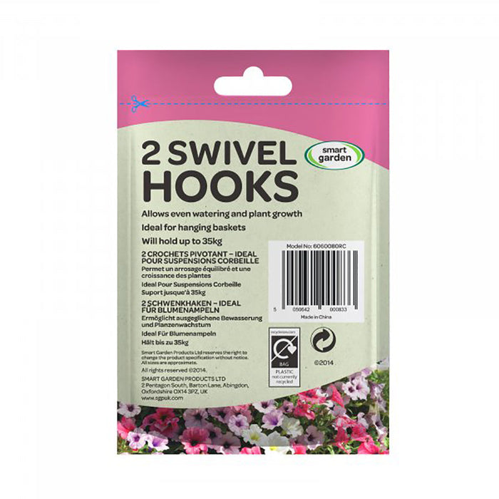 SmartGarden Swivel Hooks 2-PK