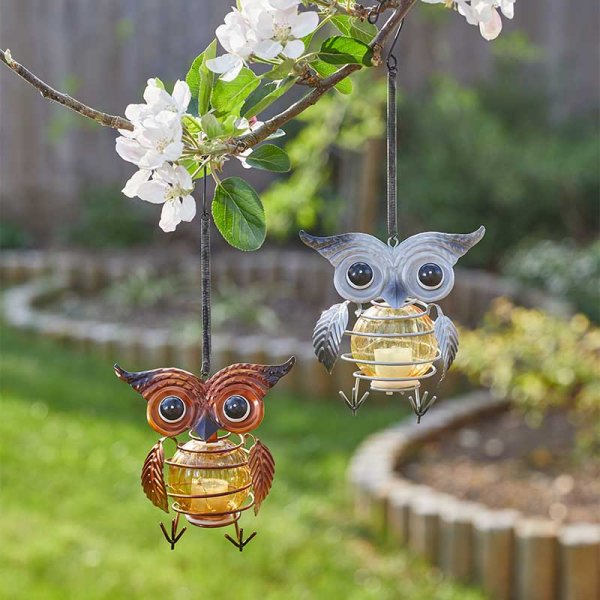 Smart Solar Owl Light