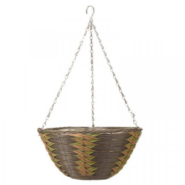 Smart Garden 14” Safari Faux Rattan Basket