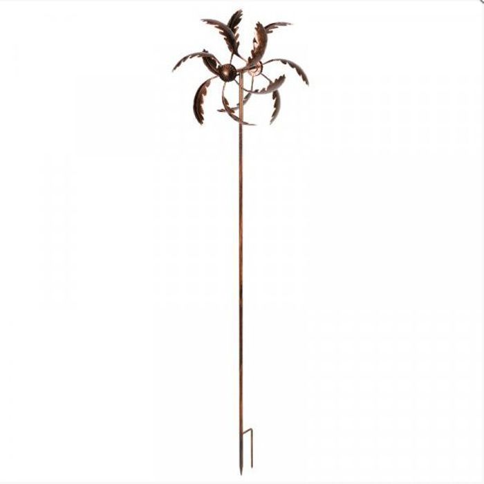 Flamboya Oak Leaf Wind Spinner