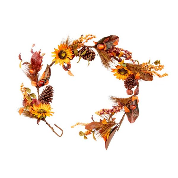 Faux Décor Golden Sunflower Garland