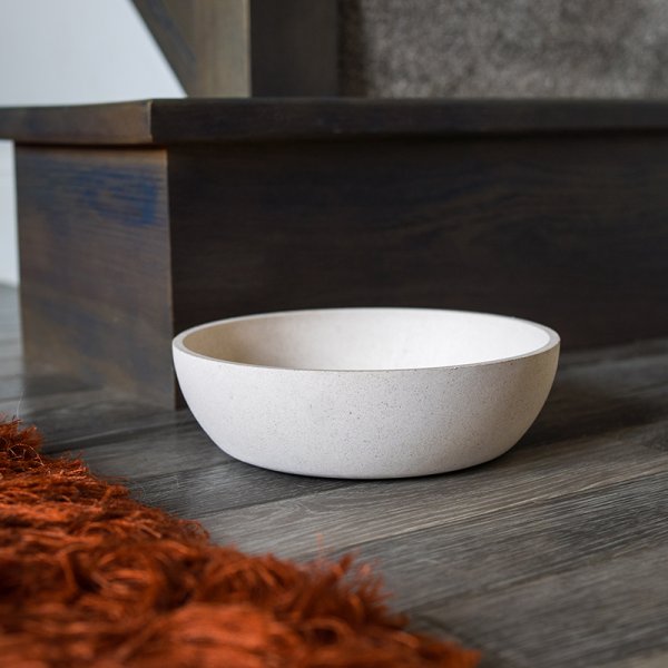Zoon FloorGrip Bamboo Bowl 21cm - Stone