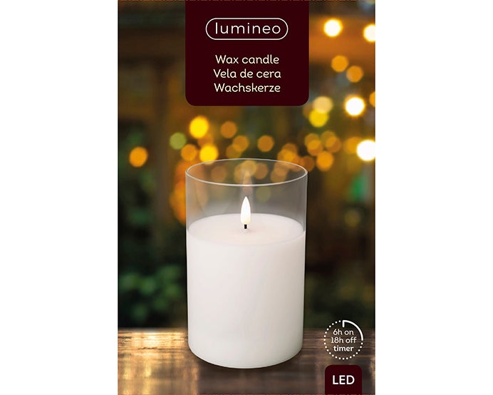 Candle-In-Glass-With-Led-Wick-Battery-Operated-H15cm-Dia10cm