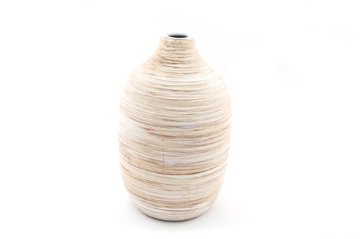 Ribbed-Vase