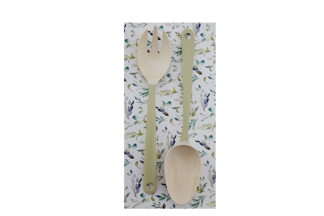 Olive-Bamboo-Salad-Servers