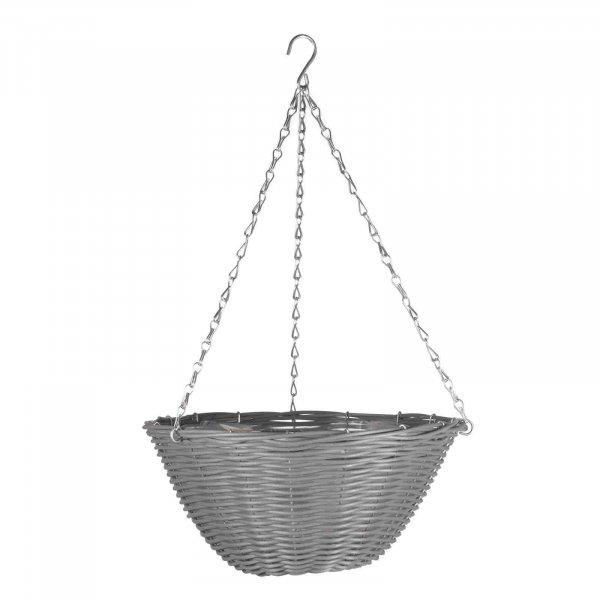 Smart-Garden-14-Slate-Faux-Rattan-Basket