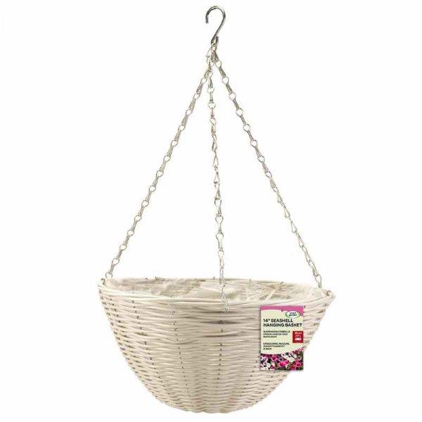 Smart-Garden-14-Seashell-Faux-Rattan-Basket