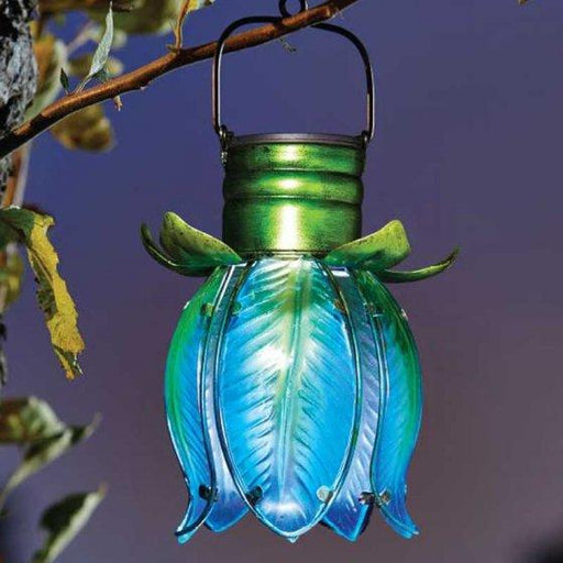 Smart-Solar-Tulip-Pendant-Blue