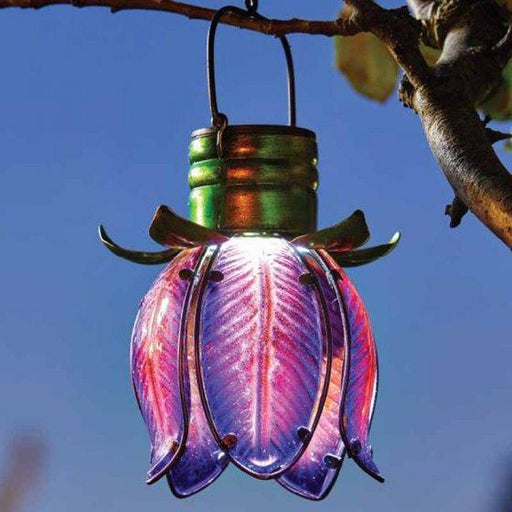 Smart-Solar-Tulip-Pendant-Purple