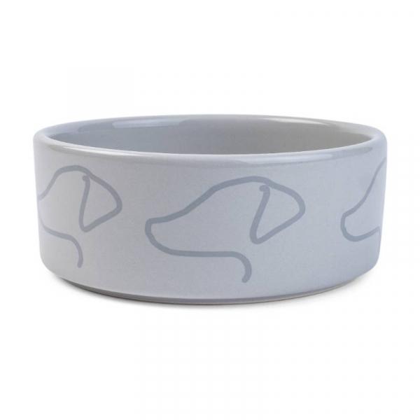 Zšon Grey Ceramic Bowl 15cm