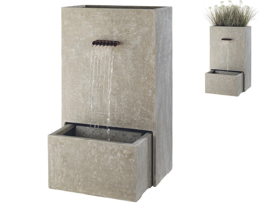 Lumineo-Stone-Effect-Water-Fountain-GRC-Outdoor