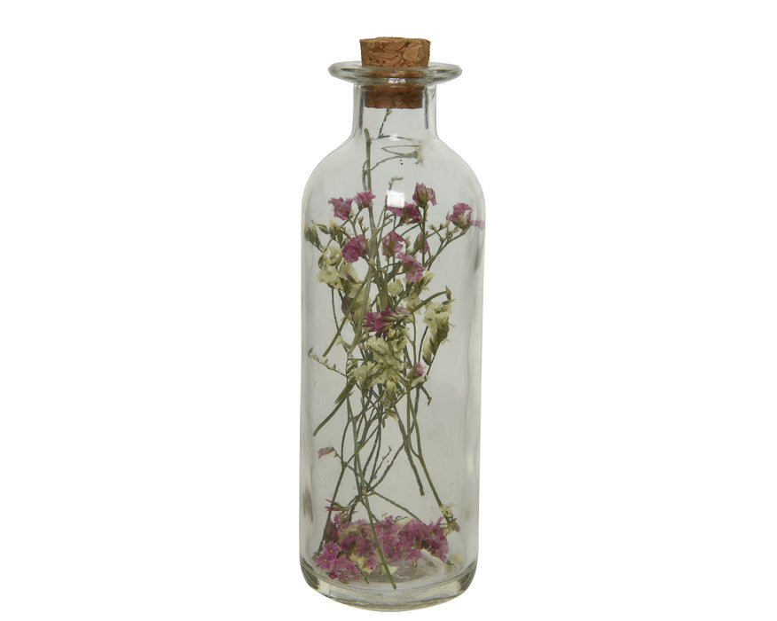 Real-Dried-Flowers-In-Glass-Bottle-H17.5cm