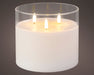 Candle-In-Glass-With-3-Led-Wicks-Battery-Operated-H15cm-Dia13cm