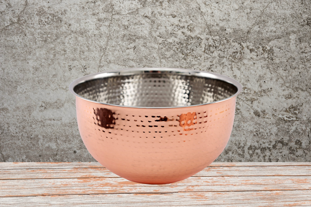 Hammered Copper Style Bowl