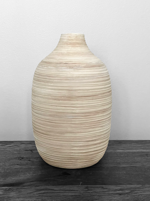 Ribbed Vase