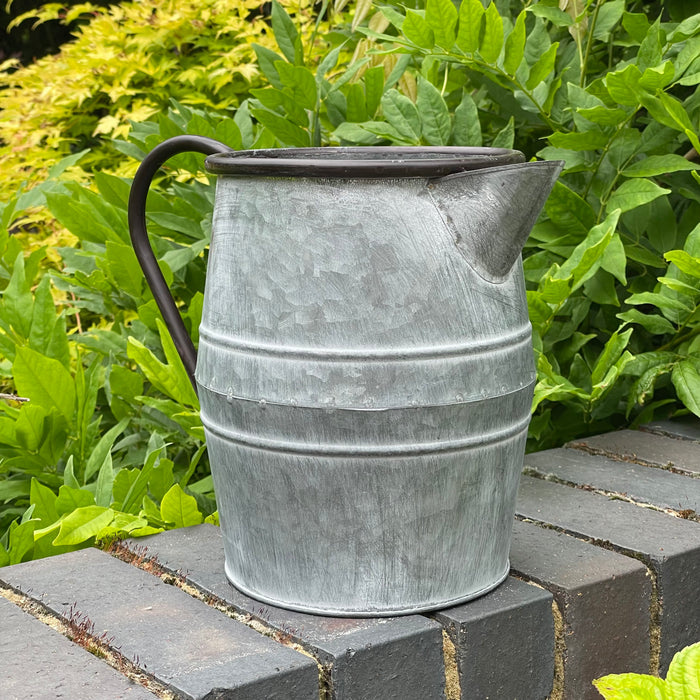 Metal Jug Planter